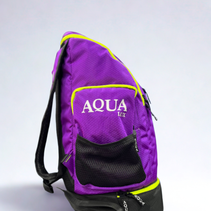 شنطة سباحة رياضية AQUA LUX متعددة الجيوب - بنفسجي